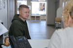 Сергей Сафронов, боец специальной военной операции, зарегистрировался для участия в региональной кадровой программе «Защитники. Под крылом Архангела», подав заявку