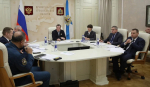 Александр Цыбульский доложил Игорю Рудене о ходе подготовки Архангельской области к предстоящему ледоходу и пожароопасному сезону